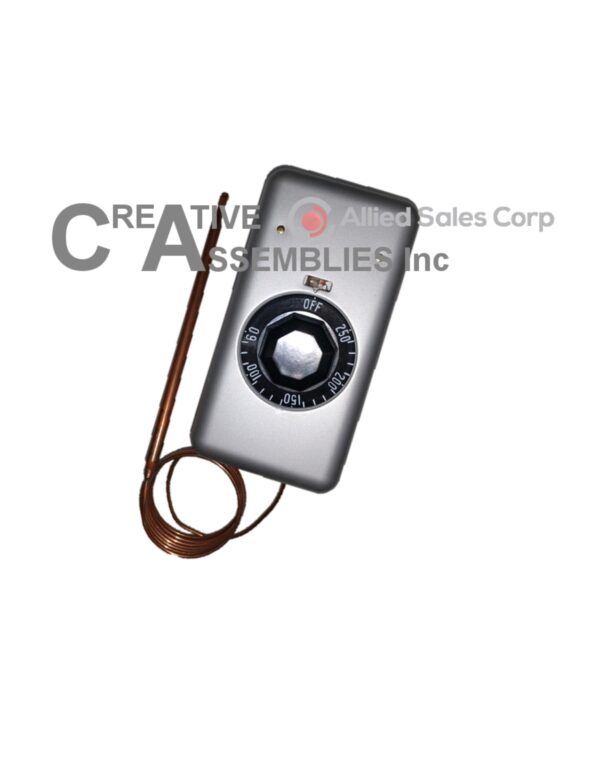 D1-2574-KE 60-250°F Thermostats 1/4"X5 5/32 84"CAP Within An Enclosure (DPST)