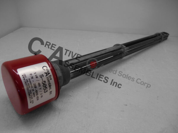 S-5053 5kw 480v 3ph with 2" N.P.T. Steel Screw Plug - Silver Brazed