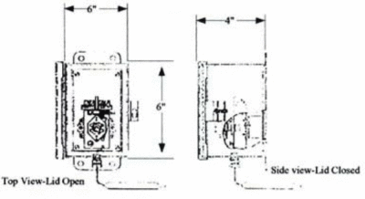 H1-2531-KWP Thermostat 60-250°F w/ Weather Proof Enclosure