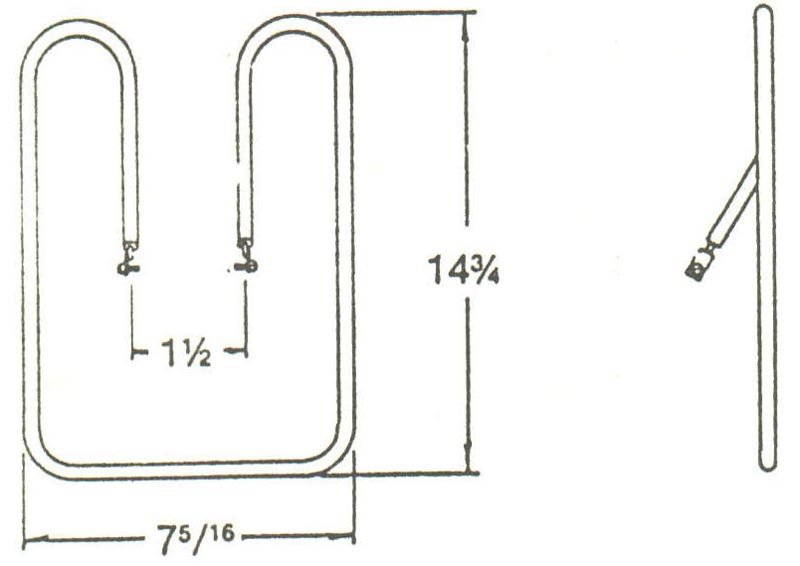 Stanley Knight STSK-003 1000w 208v Steam Heating Element Equivalent - Image 2