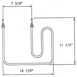 Star Mfg 1500w 120v  Food Warmer Element
