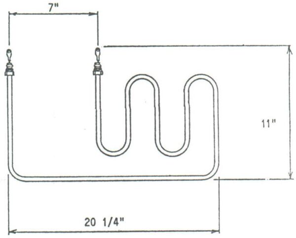 Star Mfg 1500w 120v Food Warmer Element
