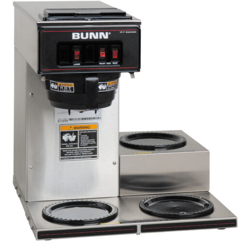 Bunn 13300.0003 Low Profile Pourover Coffee Brewer 3.8 gal, 3 Warmers