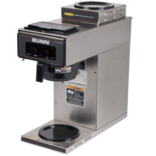 Bunn 13300.0002 Low Profile Pourover Coffee Brewer 3.9 gal, 2 warmers