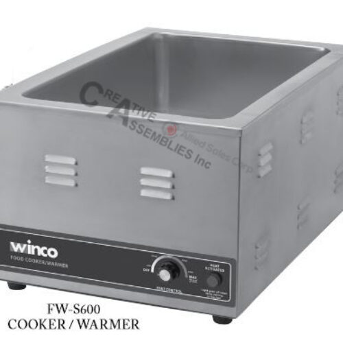 Winco FW-S600 Electric Cooker/Warmer 1500w 120v