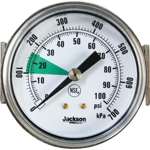 Jackson 6680-011-86-42 Pressure Gauge 0-100 PSI