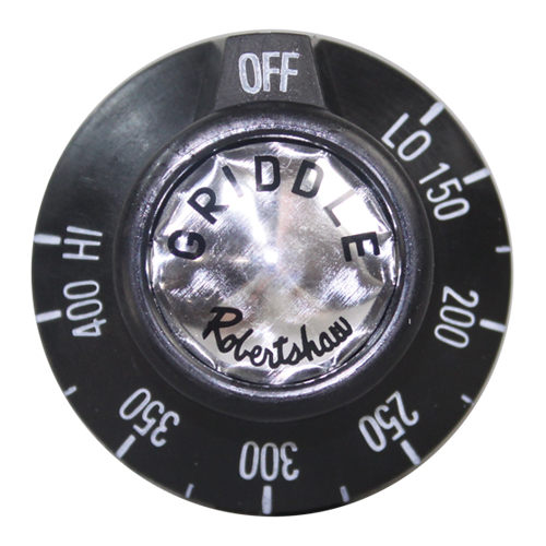 BJ Thermostat Knob LO-400F Black