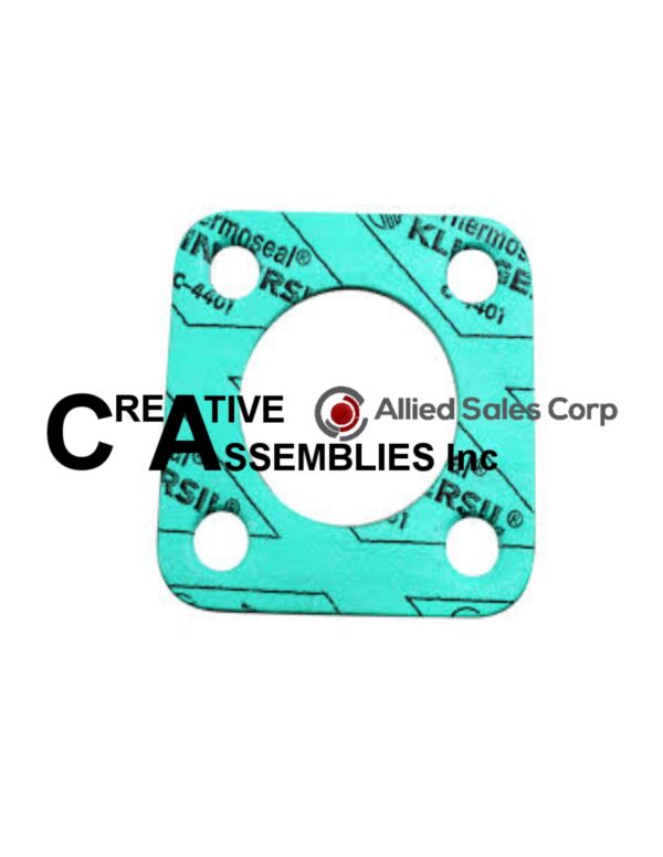 2 1/2" Square Flange Gasket - Garlock Blue-Gard 3000 - 1/16" Thick (QTY 15)