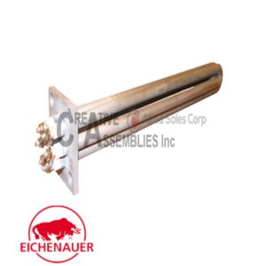 2 1/2" Square Steel Flange Immersion Heating Elements