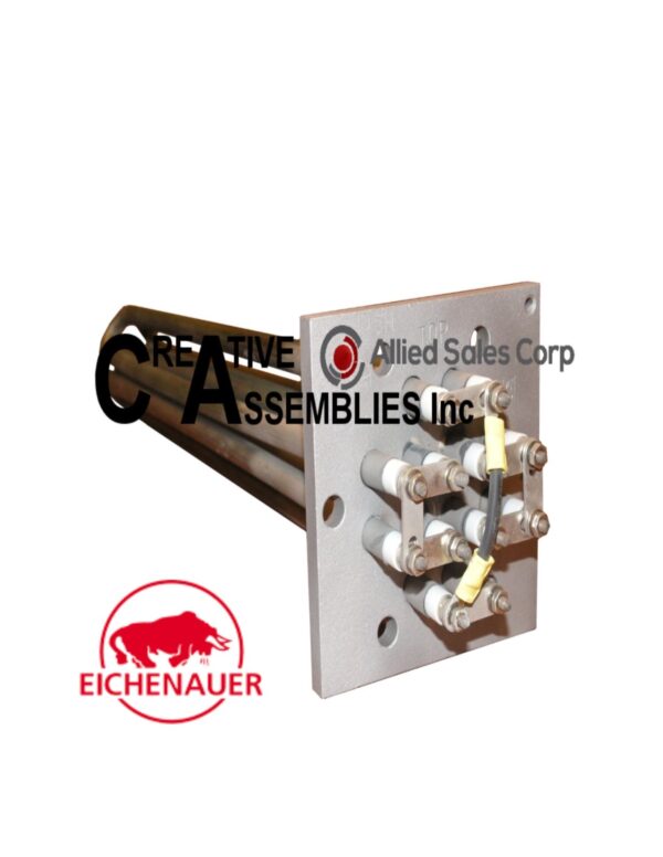 4 1/2" Square Steel Flange Immersion Heating Elements