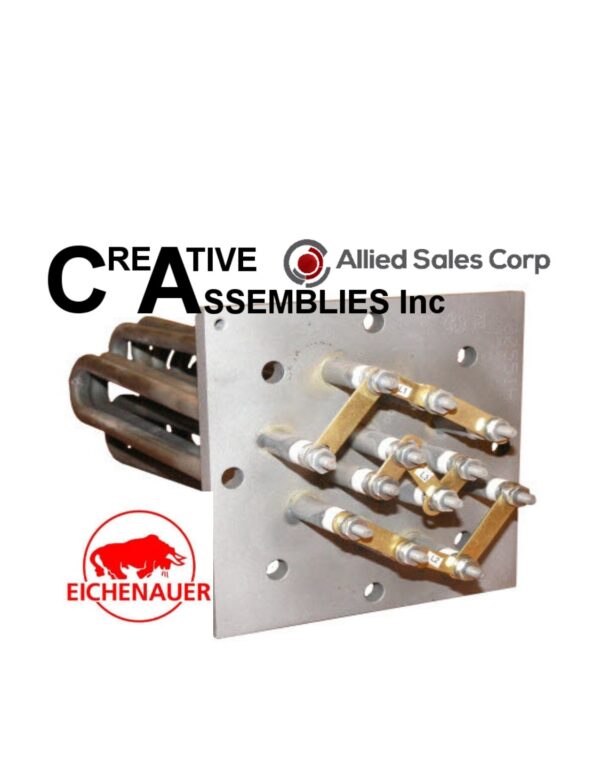 5 3/4" Square Steel Flange Immersion Heating Elements